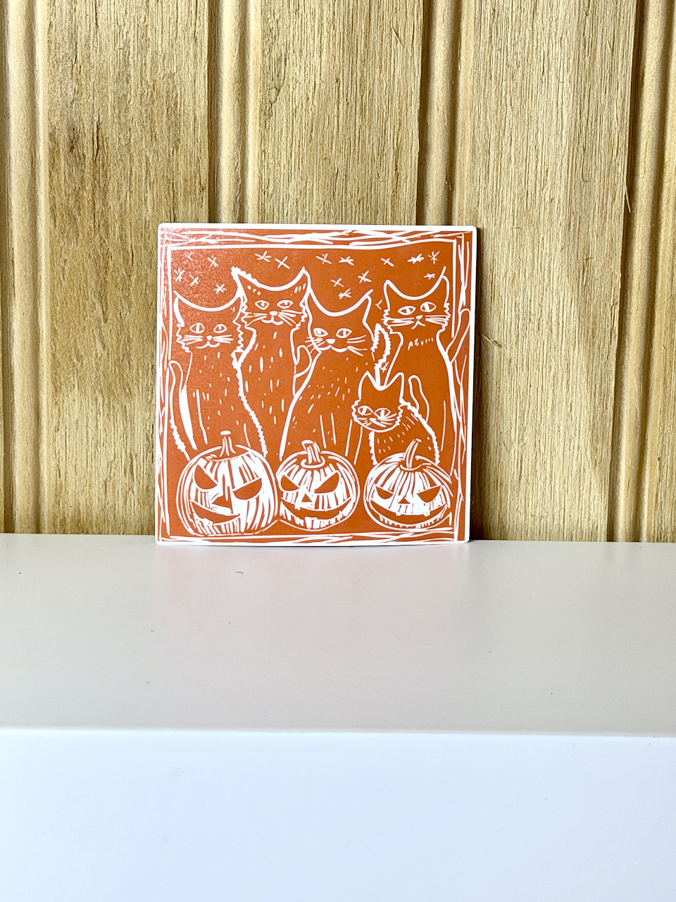 Cats & Pumpkins Sticker - Image 6