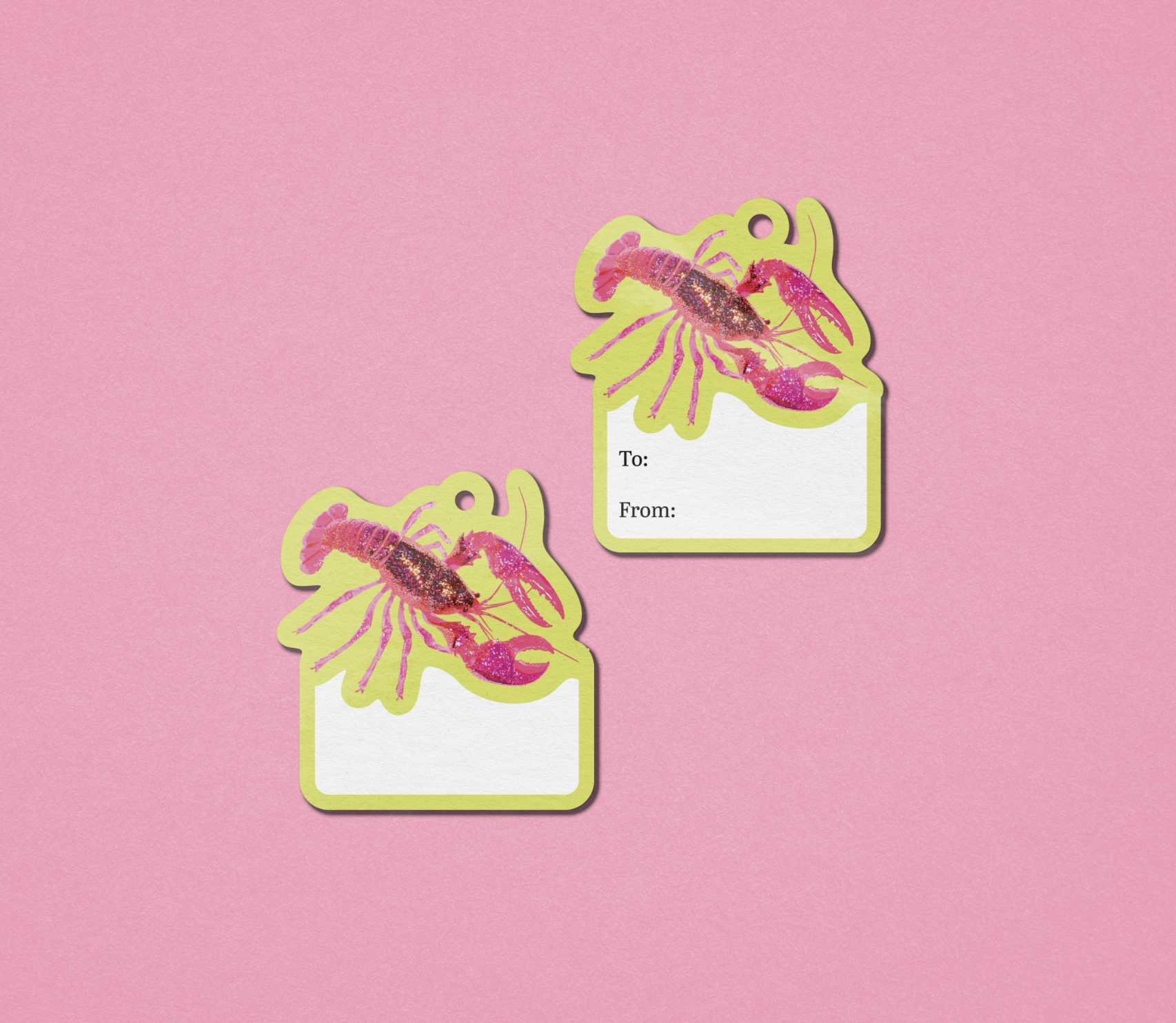 Sparkly Crawfish Gift Tags - Image 2